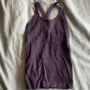 Lululemon tank, size 4, purple